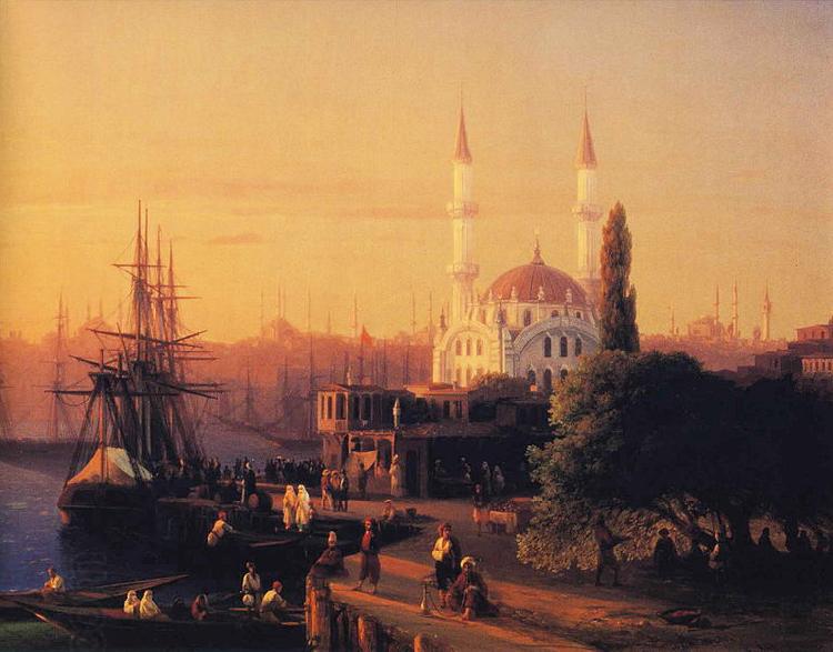 Ivan Aivazovsky Constantinople oil painting picture